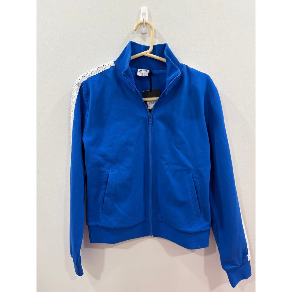 New The Upside BAHIA MARGOT JACKET Blue Size Medium - Picture 2 of 8